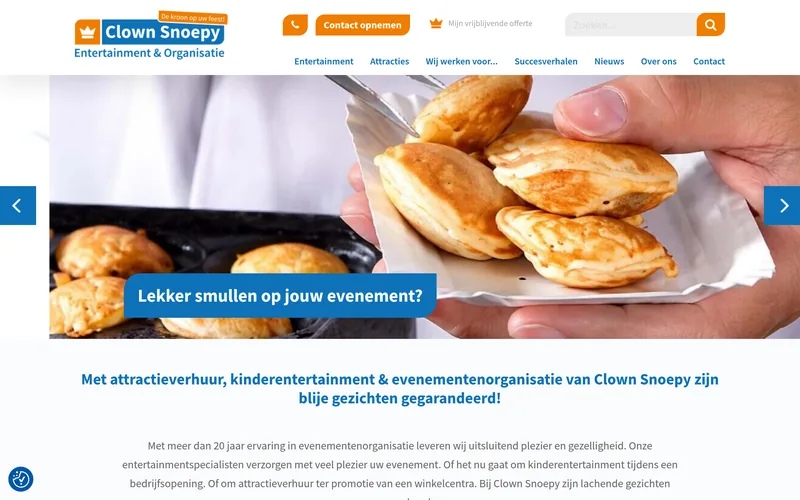 Van verouderd CMS naar moderne WordPress — Clownsnoepy — website